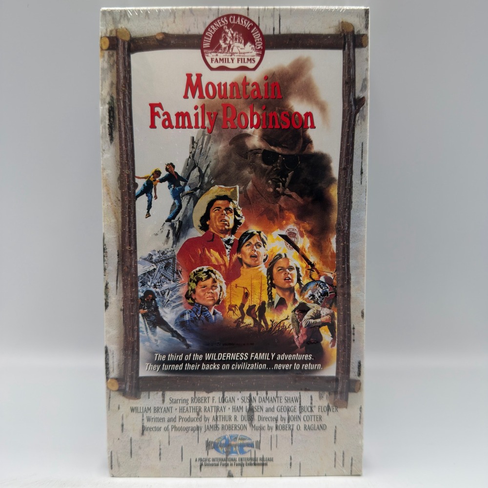 Mountain Family Robinson VHS 1993 Video Treasures Factory Sealed New Wilderness